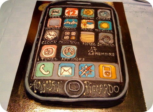 torta iphone ispazio