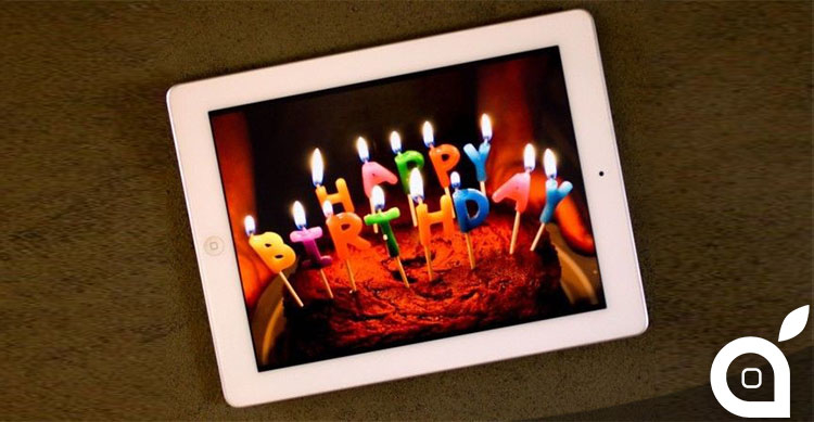 buon compleanno ipad