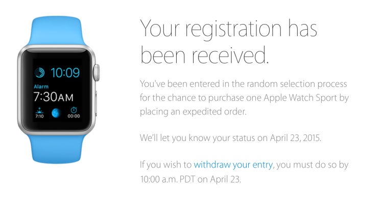 apple watch preorder developers