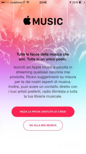 apple music prezzo in italia