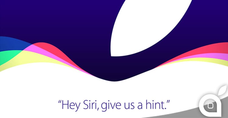 evento apple 9 settembre 2015 iphone 6s invitation