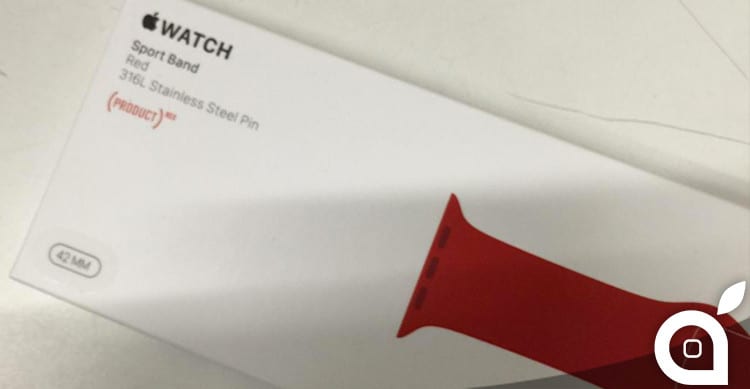 apple watch product red