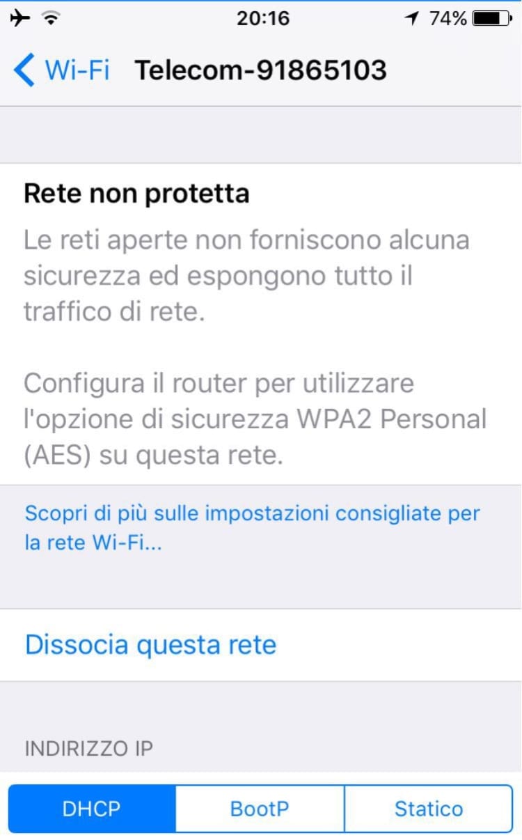 WPA 2 iOS 10