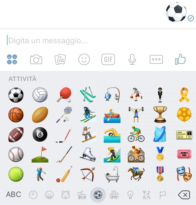 Calcio messenger