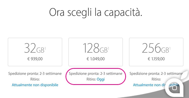 iPhone 14 Plus è ora disponibile all'acquisto su  con disponibilità e  spedizioni immediate - Scontiamolo