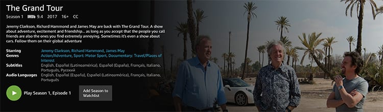 the grand tour