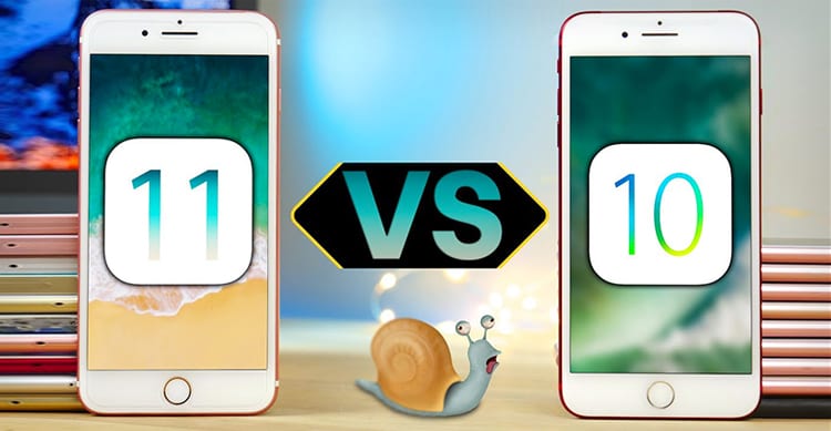 ios 11 vs ios 10 speed test