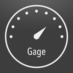 Icona dell'applicazione Gage: Network Speed Utility disponibile su App Store