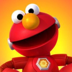 Icona dell'applicazione Sesame Street Mecha Builders+ disponibile su App Store