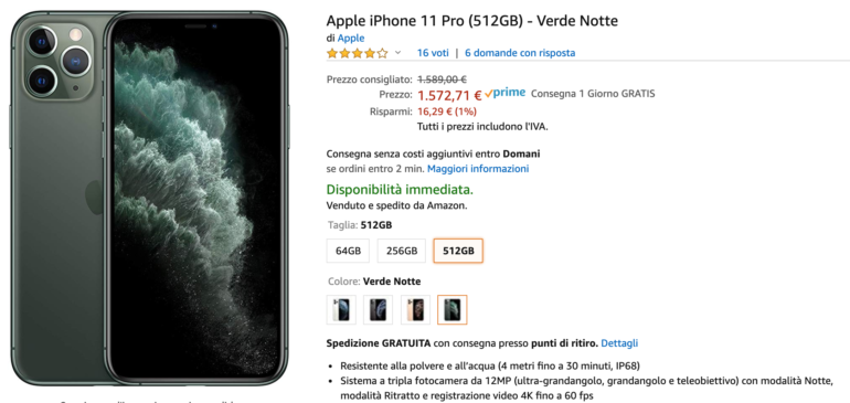 iphone 11 pro max amazon