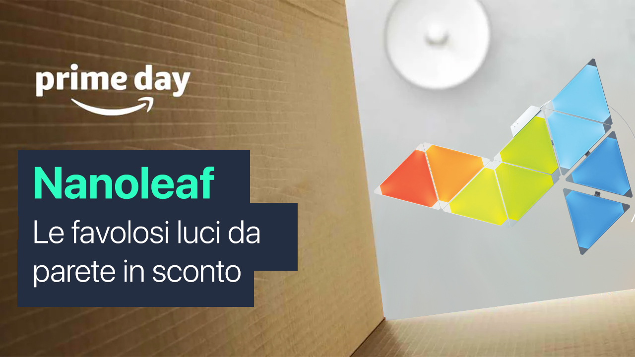 Tutte le Luci smart Nanoleaf in sconto. Approfittatene