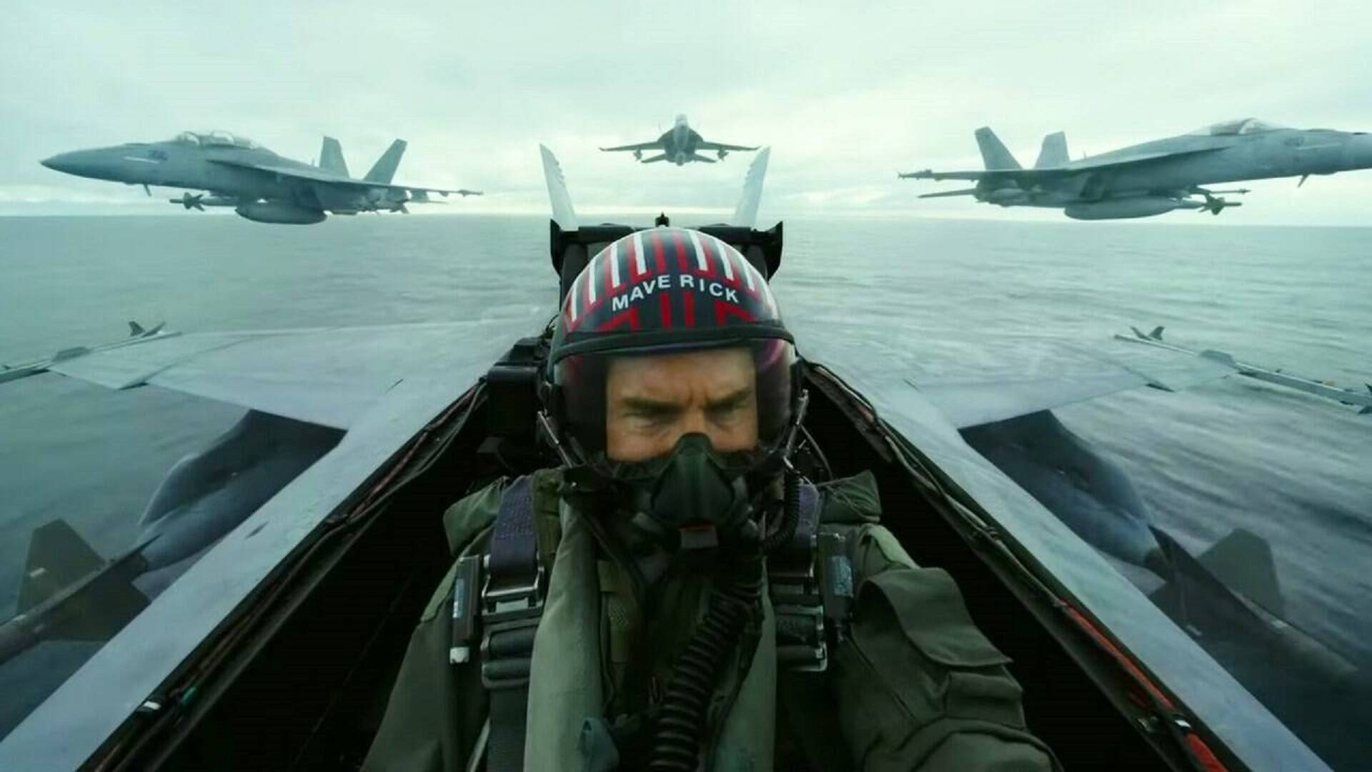 Una scena di Top Gun Marverick