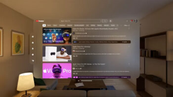 YouTube afferma di essere al lavoro su un'app per l'Apple Vision Pro