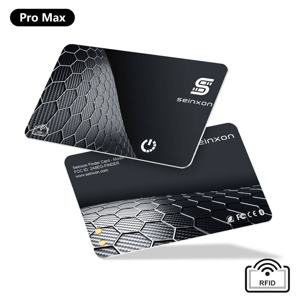 Immagine di Seinxon Wallet Finder Pro Max, con ricarica tramite cavo e con blocco RFID