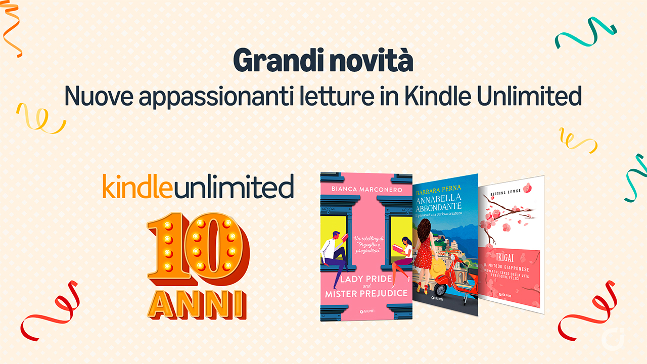 amazon kindle unlimited 10 anni