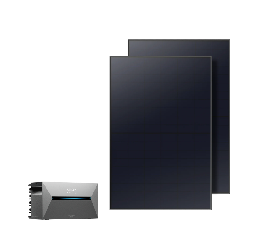 Immagine di Solarbank 2 E1600 Pro + 2 pannelli solari da 540W PERC (1080W)