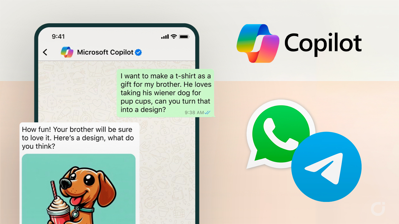 copilot whatsapp telegram