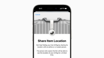 Apple presenta la funzione Share Item Location per condividere la posizione degli oggetti su Dov’è