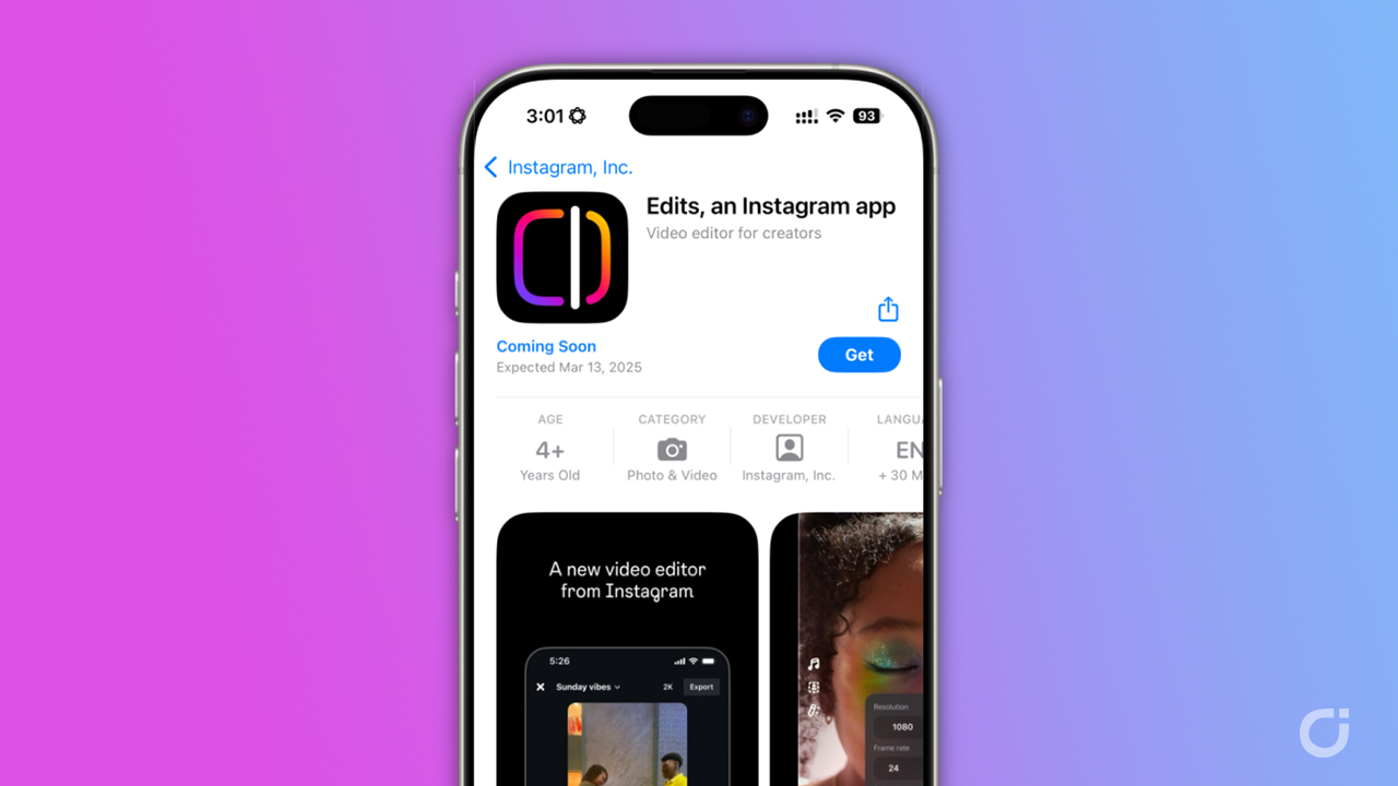 Instagram sfida CapCut con Edits, la nuova app per il montaggio video su smartphone