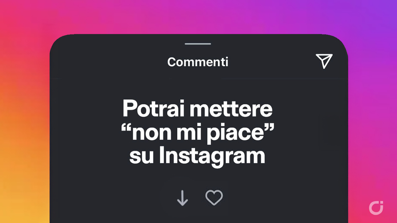 Instagram testa il nuovo pulsante “Non mi piace” per i commenti