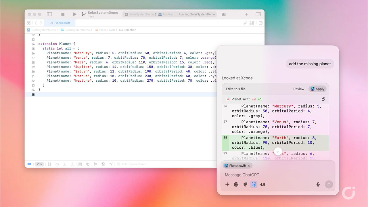 ChatGPT ora si integra direttamente con Xcode e VS Code su Mac